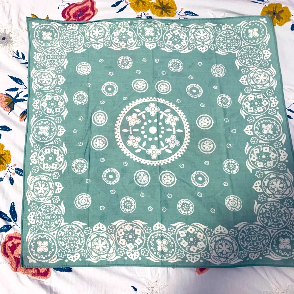 Madewell Mint Bandanna